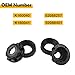ELSOON K160040 K160041 52088257 52088401 Front Upper & Lower Coil Spring Isolators Kit Compatible with Jeep Grand Cherokee WJ/WG 1999-2004
