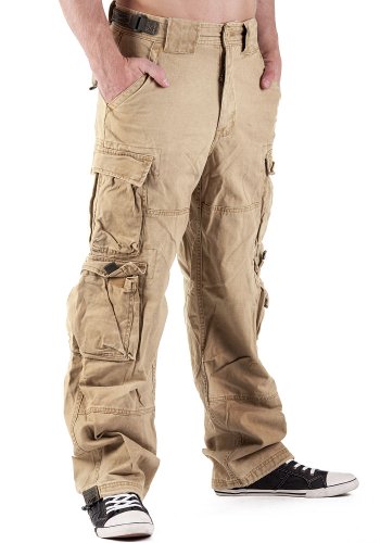 Jet Lag Herren Hose Cargo beige 007 XXL/32