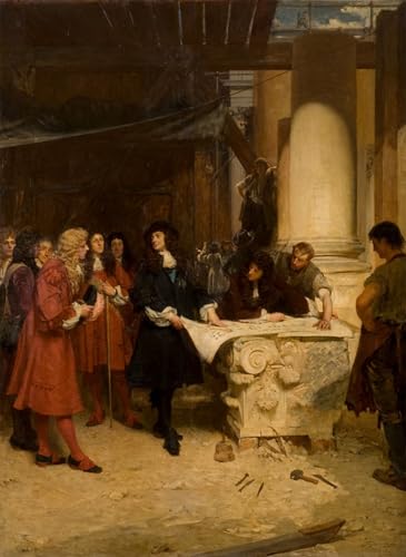 Tableau impressions d'art mural St Paul's par Seymour Lucas déco chambre 60x90cm