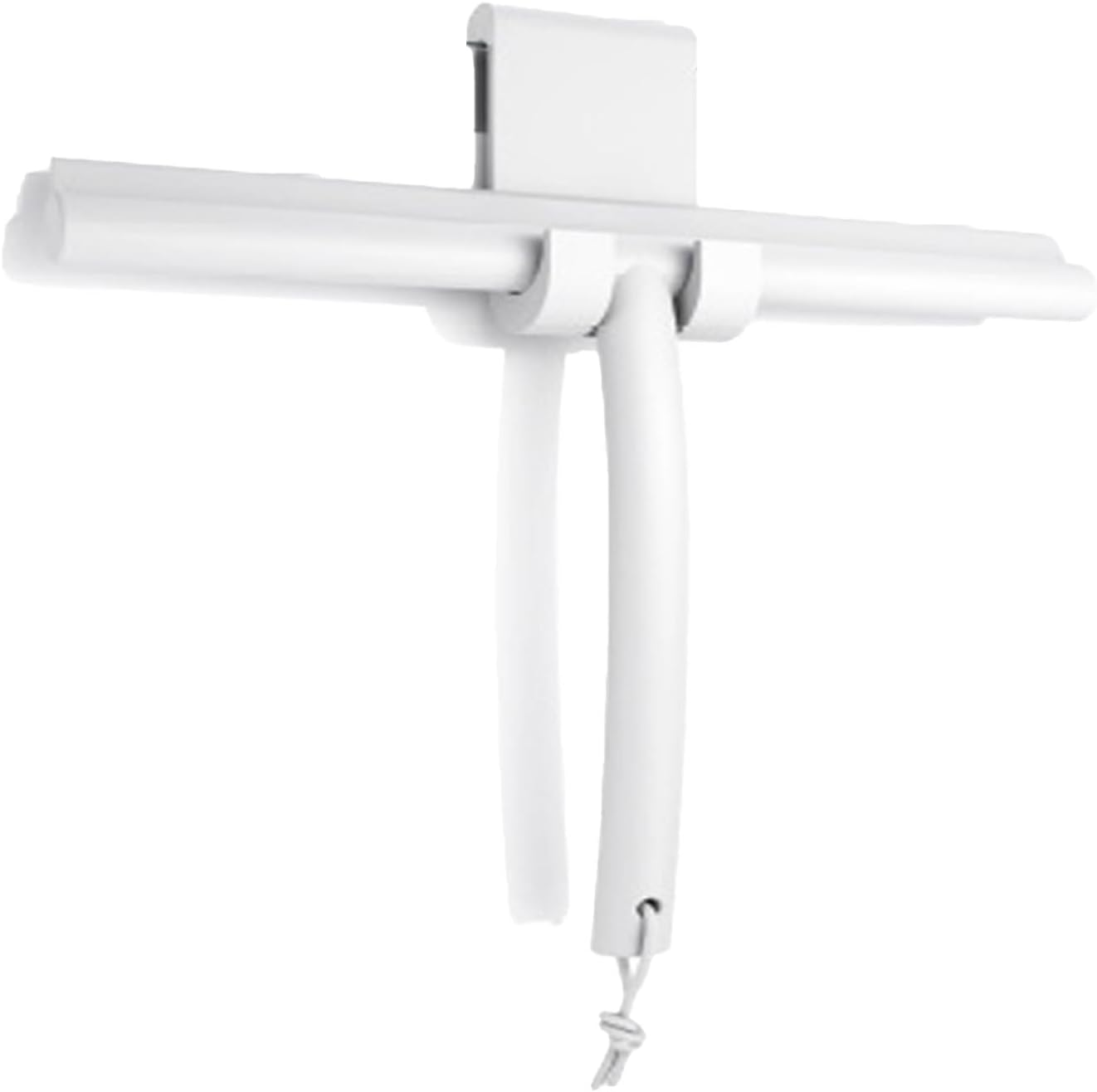 Window Squeegee Kit,Window Washing Kit, Glass Door Windshield Cleaning Tool,Suitable for Mirrors, car Windows, and Household Glass Surfaces Without Scratches (White, 9.4in*7.8in*0.9in)