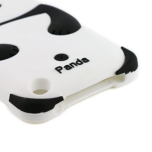 Ipod Touch 7 Case, Ipod Touch 6 Case, Ipod Touch 5 Case, 3D Cute Cartoon Panda Animal Soft Rubber Silicone Shockproof Case Teen Girls Women Cover For Ipod Touch 7Th / 6Th / 5Th Generation (Panda) #TOP7