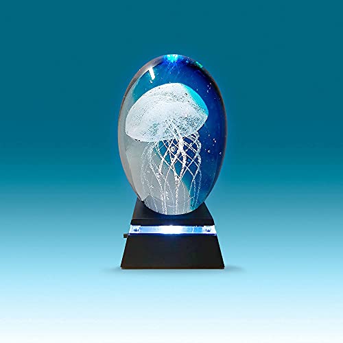 Asente 4 Ultra Bright Led Crystal Display Stand With White Led Light - Lighted Display Base Perfect For 3D Laser Etched Crystal Glass Pictures, Acrylic & Glass Art, Led Crystal Light Stand #TOP2