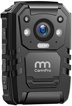 1296P HD Police Body Camera,64G Memory,CammPro I826 Premium Portable Body Camera,Waterproof Body-Worn Camera,Night Vision,GPS for Law Enforcement Recorder,Security Guards,Personal Use1