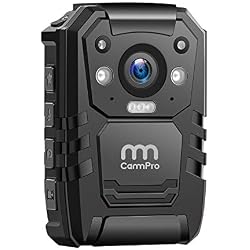 1296P HD Police Body Camera,32G Memory,CammPro I826 Premium Portable Body Camera,Waterproof Body-Worn Camera with 2 Inch Display,Night Vision,GPS for Law Enforcement Recorder,Security Guards,Personal