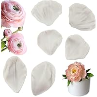 EPRHY - Stampo Per Peonie, Petali Di Fiori, Fondente, Zucchero, Torte, Biscotti, Goffratura, 4 Pezzi