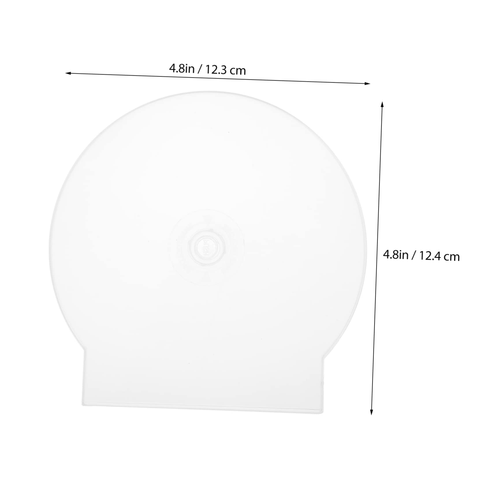 Angoily 40Pcs Transparent Clam Shell CD Cases for Dvd Storage Portable and Durable Organizer Box for Dvds Protects From Scratching and Data Corruption for Custom Album Covers