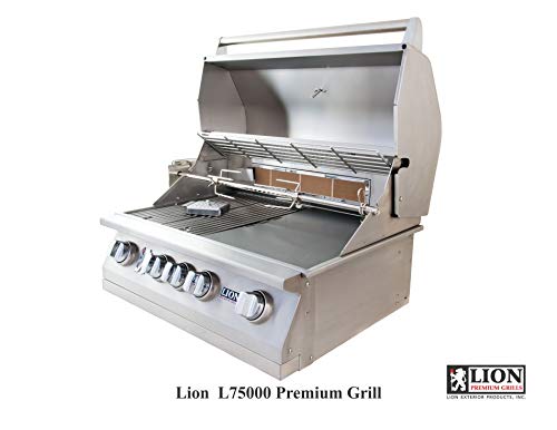 Lion 32-Inch Natural Gas Grill L75000 With Refrigerator And Door And Drawer Combo And Drop-In Sink With And 5 In 1 Bbq Tool Set Best Of Backyard Package Deal #TOP2