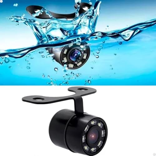 Câmera De Ré Automotiva Hd Visão Noturna Led Borboleta