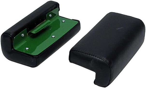 AA6022R Pair Arm Rests W/Metal Frame Clip Black Vinyl On Steel For IH Farmall Tractor Models 100 130 140 300