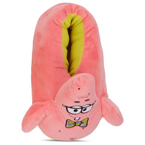 SpongeBob SquarePants Ladies Plush Slippers - Spongebob, Patrick Star, Mr Krabs - 3D Plush Slip-On Slippers4