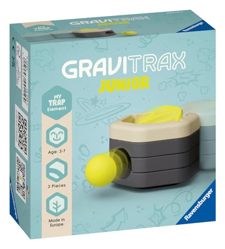 Ravensburger Gravitrax Junior Element My Trapdoor Circuit de Billes Jeu de Construction créatif Parcours de Billes à Construire Dès Version française 27519 - vue 4