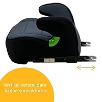Osann Junior Isofix Gurtfix i-Size Sitzerhöhung mit Isofix Auto Kinder (126-150 cm) - Nero – Ansicht 6