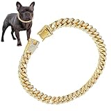 Facile à porter : la conception innovante de la boucle du collier en chaîne pour chien en or assure un port facile et sécurisé, ce qui en fait l'excellent accessoire pour tout propriétaire de chien inquiet de des colliers ou d'animaux perdus