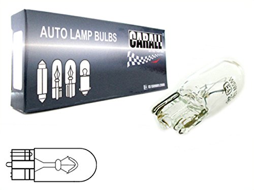 10 Pezzi Lampade Alogena 24V, Ricambio Lampada Per Camion (T10 W5W 24V 5W)
