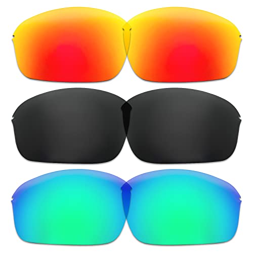 Lentilles pour Oakley Half Wire 2.0 pack interchangeable de 3 paires de verres