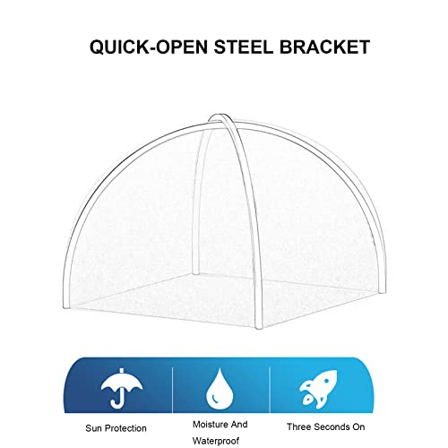 Carpa pop up ligera para camping 3-4 personas miniatura 5