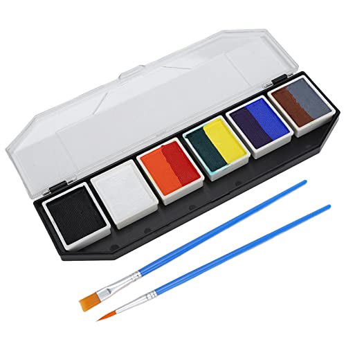 Tintas Faciais, Kit De Pintura Facial Hipoalergênica Segura Para Festas De Cosplay De Halloween