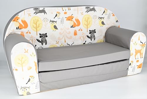 Kinder Sofa Couch Baby Schlafsofa Kinderzimmer Bett gemütlich