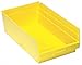 Quantum Storage Systems Shelf Bin, Yellow, 8"H x 17-7/8"L x 11-1/8"W, 1EA Polypropylene QSB810YL - 1 Each