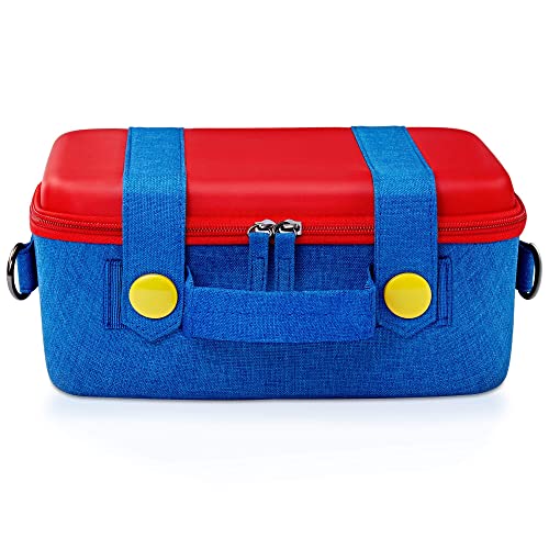 FUNLAB Switch Case for Switch, Hard Switch Carrying Case fit Switch Console and Accessories, Portable Cute Switch Travel Case