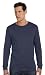 Bella 3501 Mens Jersey Long Sleeve Tee - Heather Navy, Large