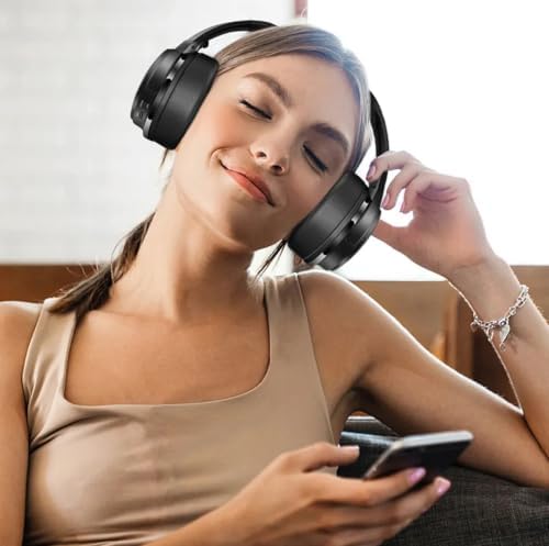 BYTECH NTIE HiFi Stereo Wireless Headphone (Black)