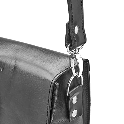 Bolso Matera de Cuero Argentino BALIBETOV con Yerbera miniatura 2