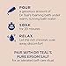 Dr Teal's Foaming Bath with Pure Epsom Salt, Shea Butter & Almond, 34 fl oz (Pack of 4)