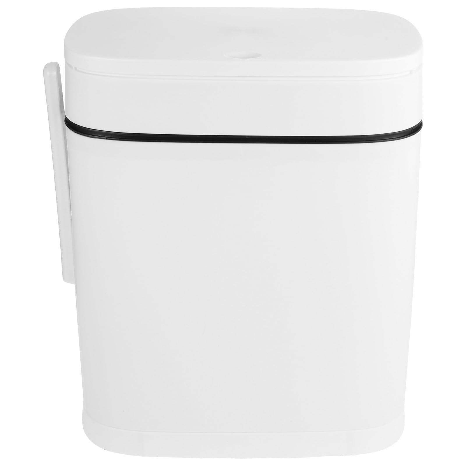 Vaguelly Color Claro Papelera de Baño Rectangular Delgada de PP