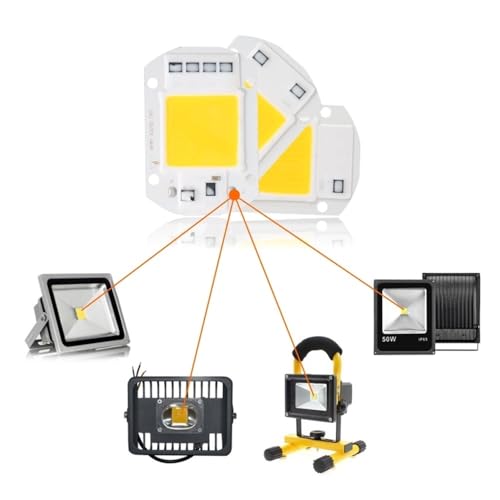 Foco LED AC220V de 20W sin controlador para reflector exterior e interior 5