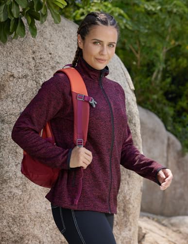 Image of fit space Women's Sweater Full Zip Scrub Jacket Lightweight Knitwear Athletic Jumper