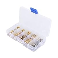 Algopix Similar Product 3 - Ruspela 120Pcs Male Female M3 Brass