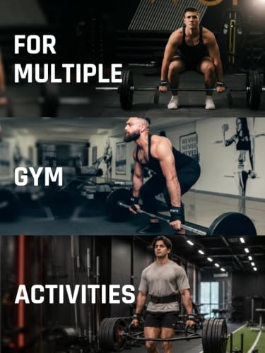 Image of Weight Lifting Straps for Gym - Wrist Support for Powerlifting, Bodybuilding, Heavy Duty Cotton Deadlift Straps for Men & Women, Anti-Slip Hand Grip Enhancer for Rows, Shrugs, Pull Ups (1 Pair)