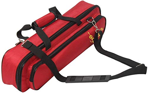 YueYueZou Flute Case Cover, Waterproof Flute bag 3 Color (Red)