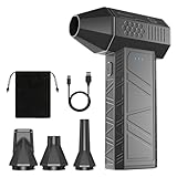 【Moteur Sans Balais 110 000 Tr/min】 Doté d'un moteur sans balais amélioré, le souffleur électrique Yoton offre un flux d'air puissant de 110 000 Tr/min. Il surpasse largement les modèles standards de 80 000 Tr/min, soufflant sans effort la poussière incrustée des tours PC, claviers mécaniques et composants électroniques complexes sans contact physique direct.