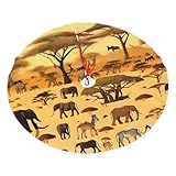 Photo Gallery wbqlsl gonna per albero di natale stampata con animali della prateria africana, 76,2 cm (76,2-121,9 cm di diametro), per feste di natale e decorazioni per la casa Photo Gallery wbqlsl gonna per albero di natale stampata con animali della prateria africana, 76,2 cm (76,2-121,9 cm di diametro), per feste di natale e decorazioni per la casa