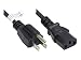 Produktbild Good Connections P4530-S030 Netzkabel, 3 m, Netz-Stecker Typ B (NEMA 5-15P) an C13 (gerade), UL zertifiziert, AWG18 Schwarz