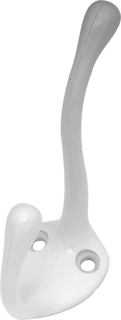 Patère Belwith P27120-W Hickory Hardware blanc laqué 3" aux finitions haut de gamme