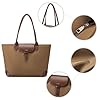 SENDEFN Tote Bags for Women Waterproof Nylon Stylish Ladies Shoulder Bag Top Handle Handbag for Work,School,Travel,School,Shopping #2