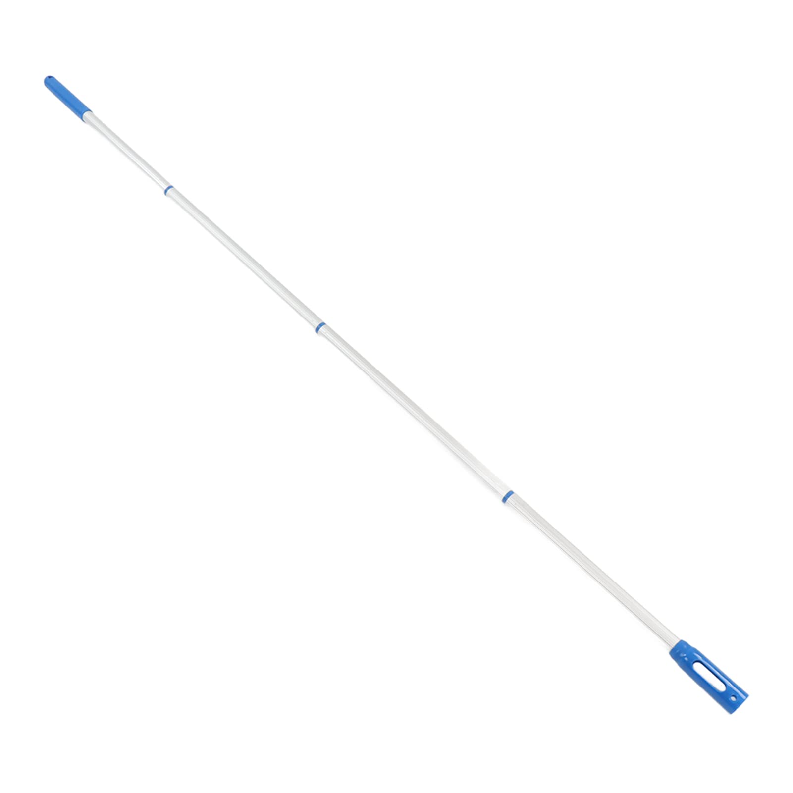 Fockety Poolstange, 4 Abschnitte, 1,6 Meter Aluminium-Poolstange, Teleskopisch, Keine Verformung, Pool-Verlängerungsstange, Schwimmbadzubehör für Skimmernetze, Vakuumköpfe, Bürsten