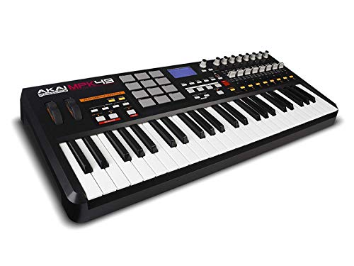 Akai Professional MPK49 | 49-Key USB MIDI Keyboard Controller with MPC Pads