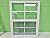 24 x 27 White Flush Mount Window, Great for Sheds, Playhouses, Barns, and Garages!