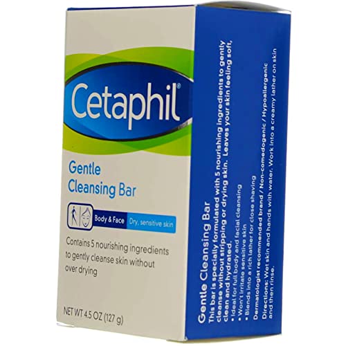 Cetaphil Gentle Cleansing Bar for Dry Sensitive Skin 4.5 OZ - Thumbnail 6