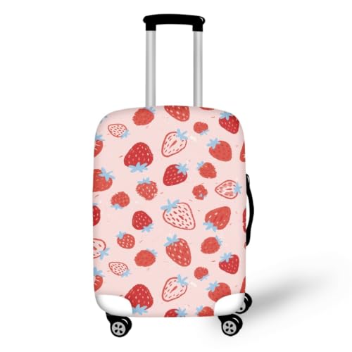 Housse valise XL lavable rouge et bleu pour protéger un grand bagage des chocs