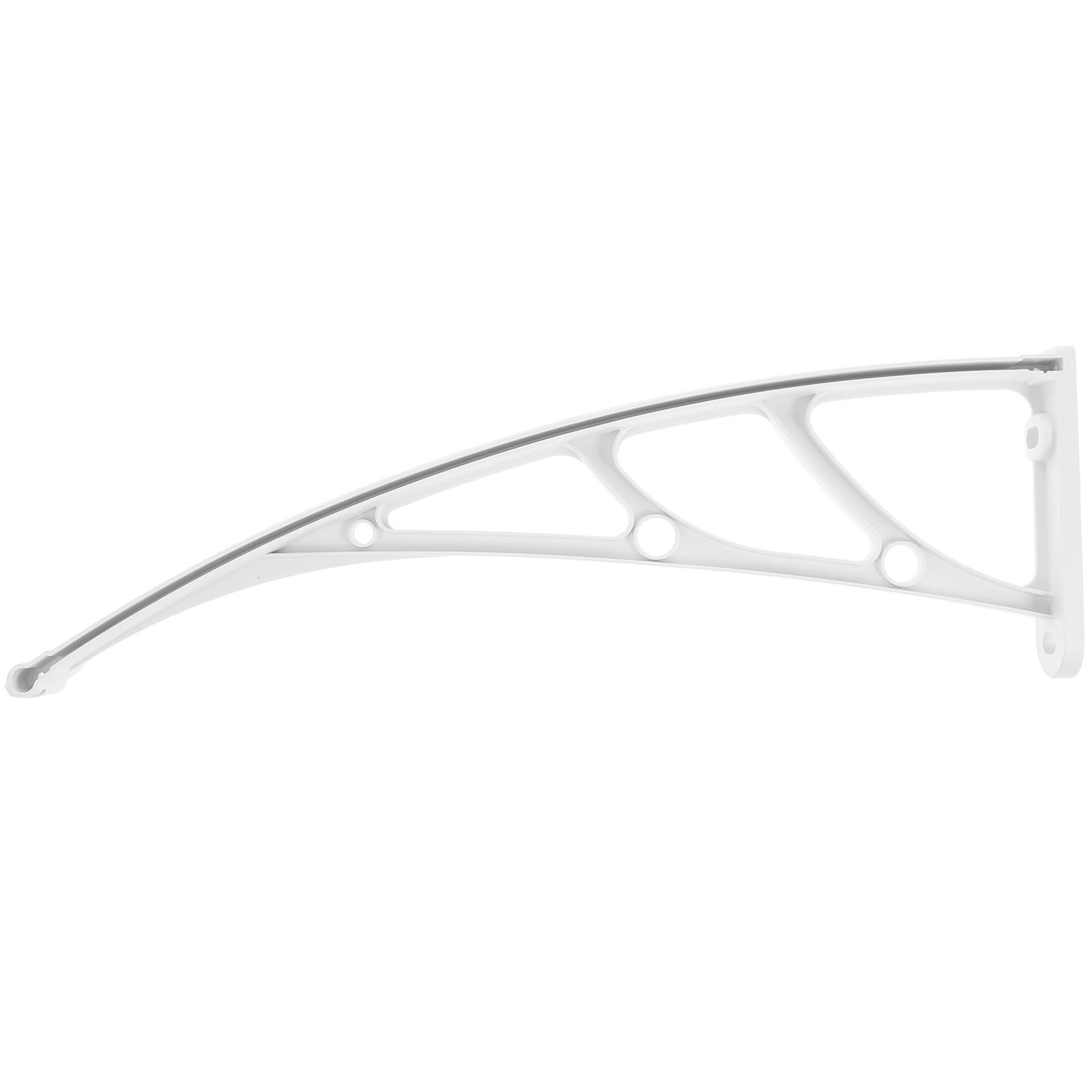 Soporte de toldo de PVC blanco Milisten resistente al clima y silencioso para puertas 1