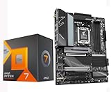 INLAND Micro Center AMD Ryzen 7 7800X3D 8-Core16-Thread Desktop Processor with GIGABYTE X670 AORUS Elite DDR5 PCIe 5.0 WiFi 6E ATX Motherboard