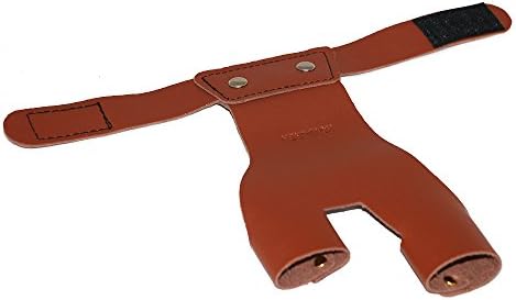 TOPARCHERY Archery Hand Guard Protector Shooting Glove Black for Left Hand (Brown)