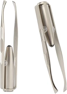 Comimark 2 pinzas para cejas de acero inoxida...