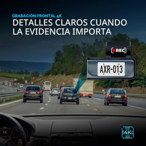 Dash CAM AutoSky 4K Pro para proteger tu coche aparcado y evitar fraudes con G-Sensor 7