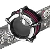 ハーレー スポーツスターXL1200/883 純正 クローム エアクリーナー エアクリーナー スポーツスター CNCアルミ xl883 xl1200 48 ハイフロー